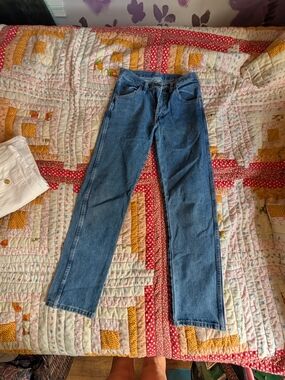 Rustler Men's Straight-Leg Jeans in Medium Blue